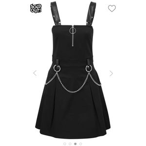 regan pinafore dress